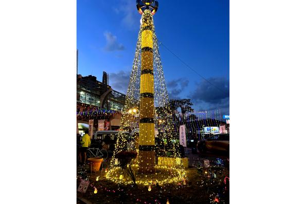 行橋駅前イルミネーション-1