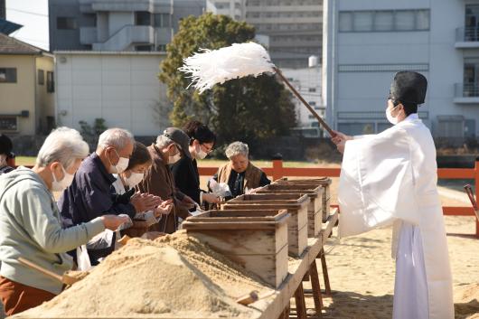 【筥崎宮】秋季社日祭・お潮井取り-0