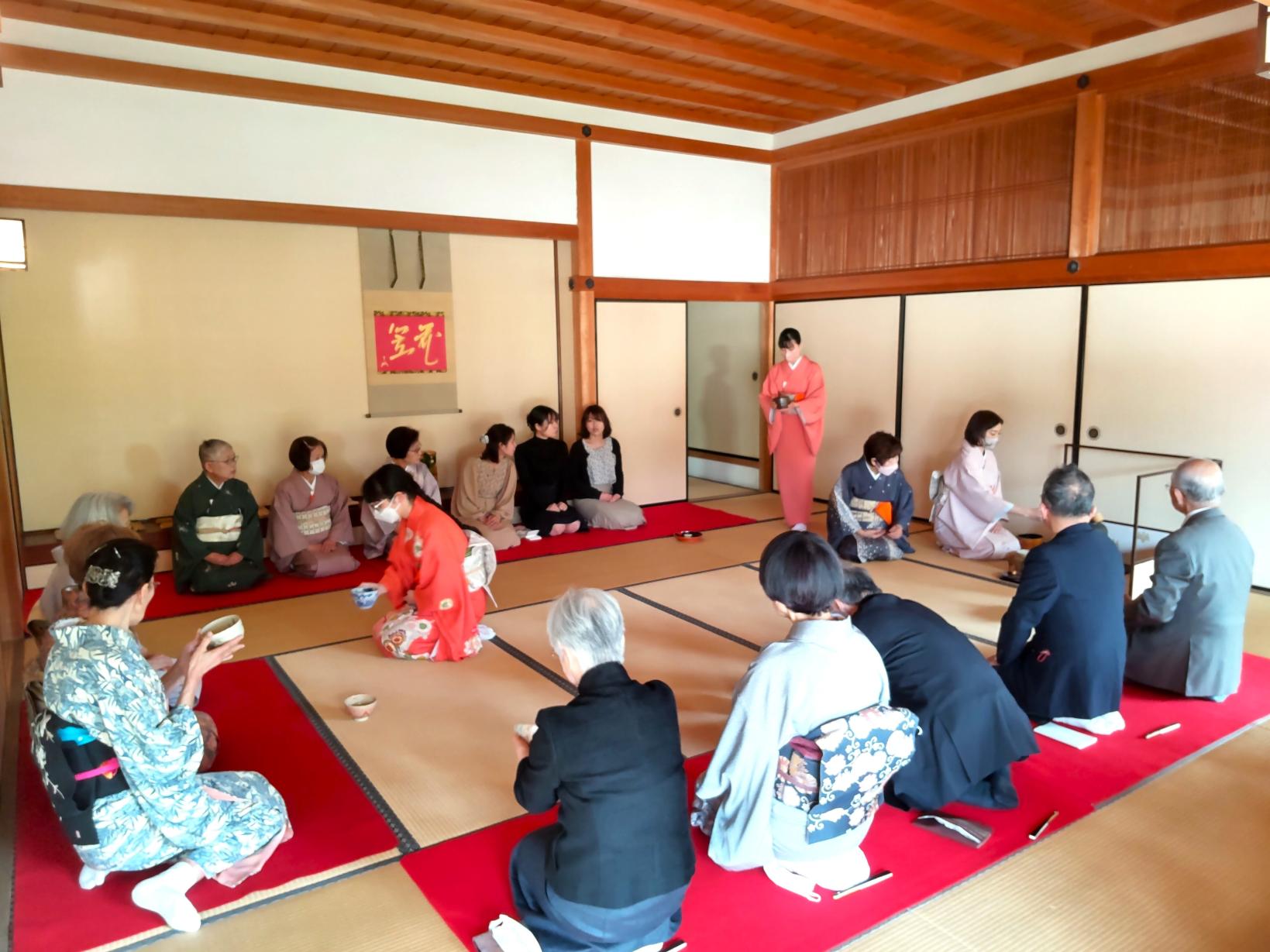 小倉城 花見茶会-1