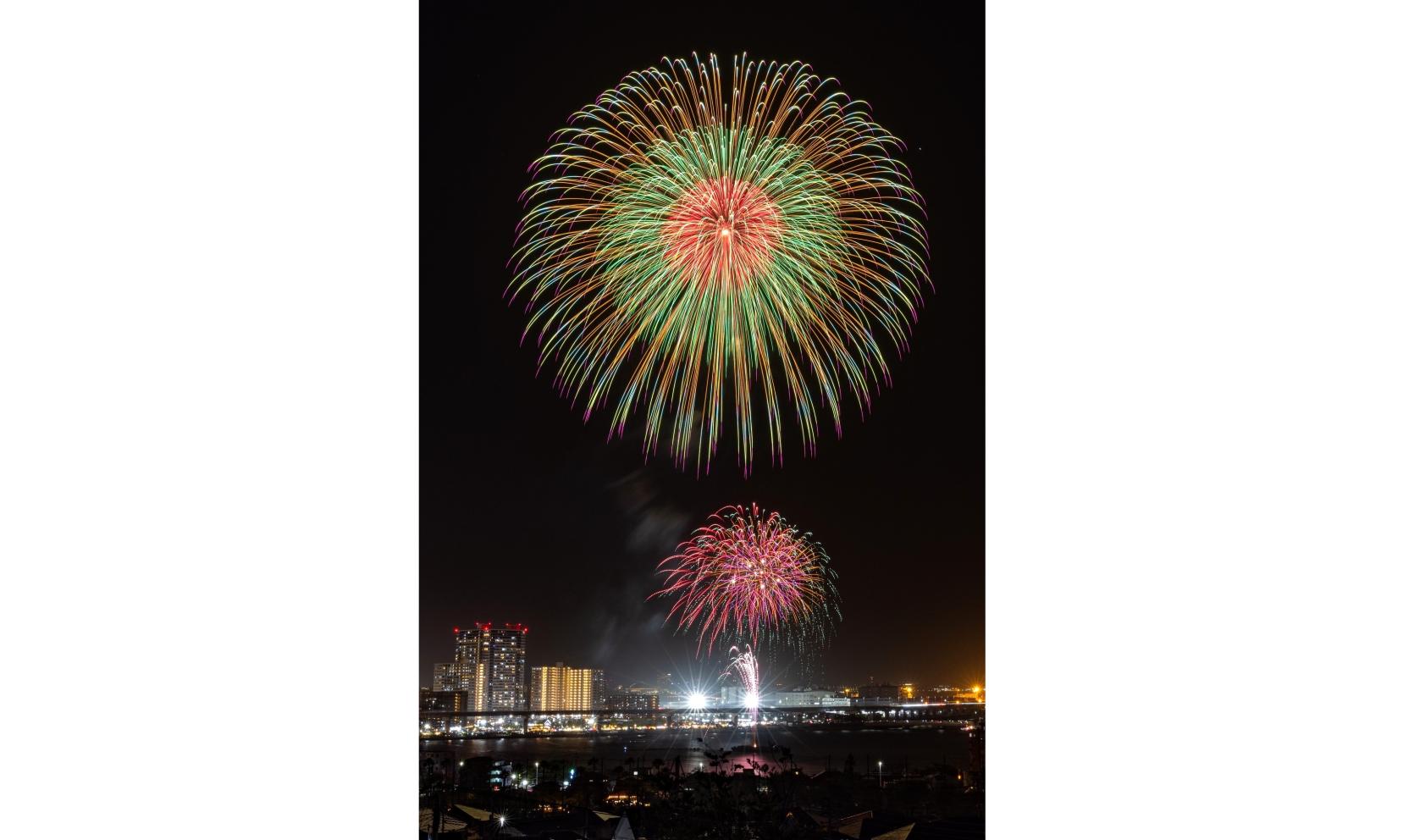 FUKUOKA Higashi Ward Fireworks Festival-3