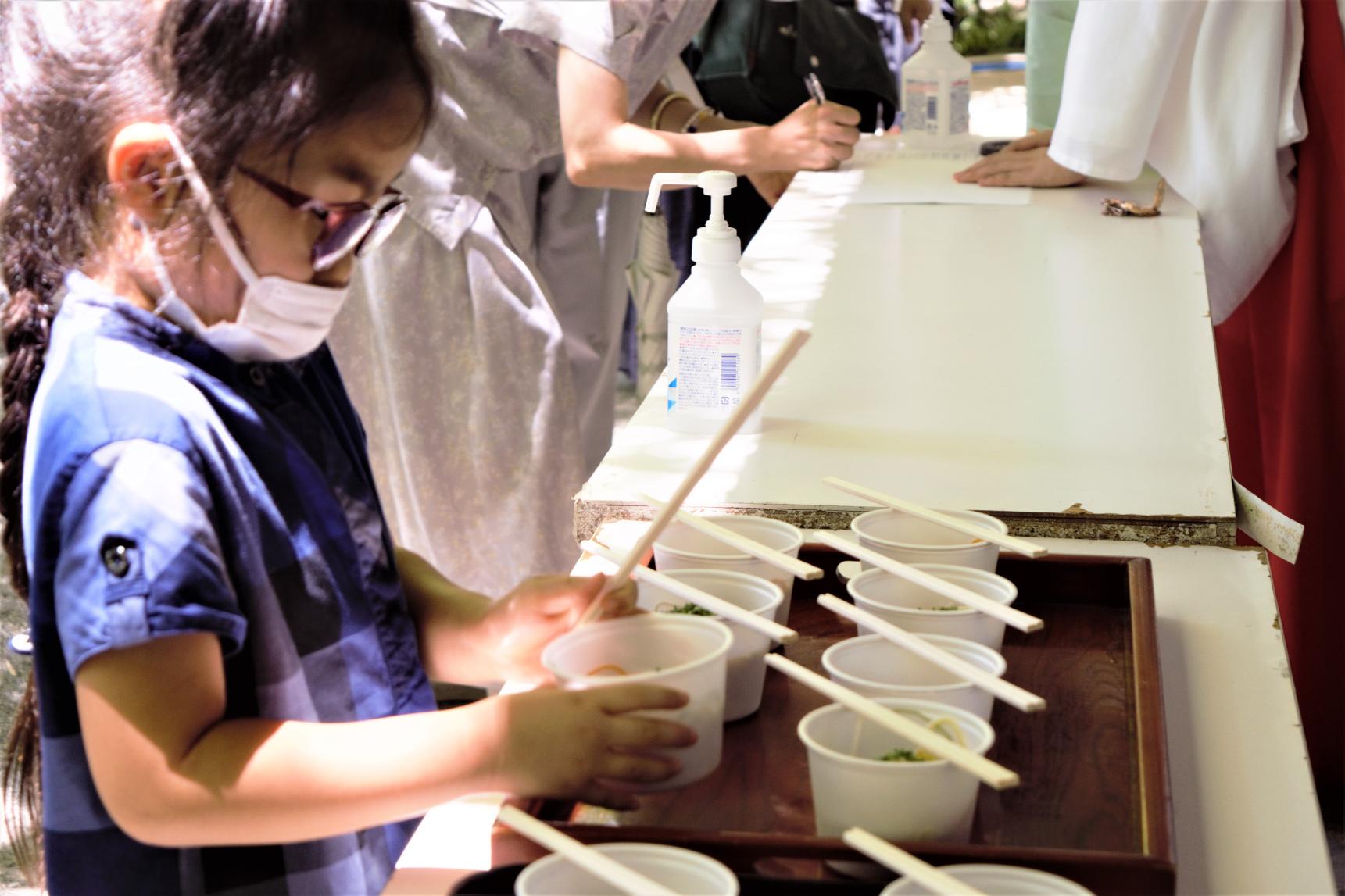 宮地嶽神社 奥之宮水神社大祭そうめん流し-3