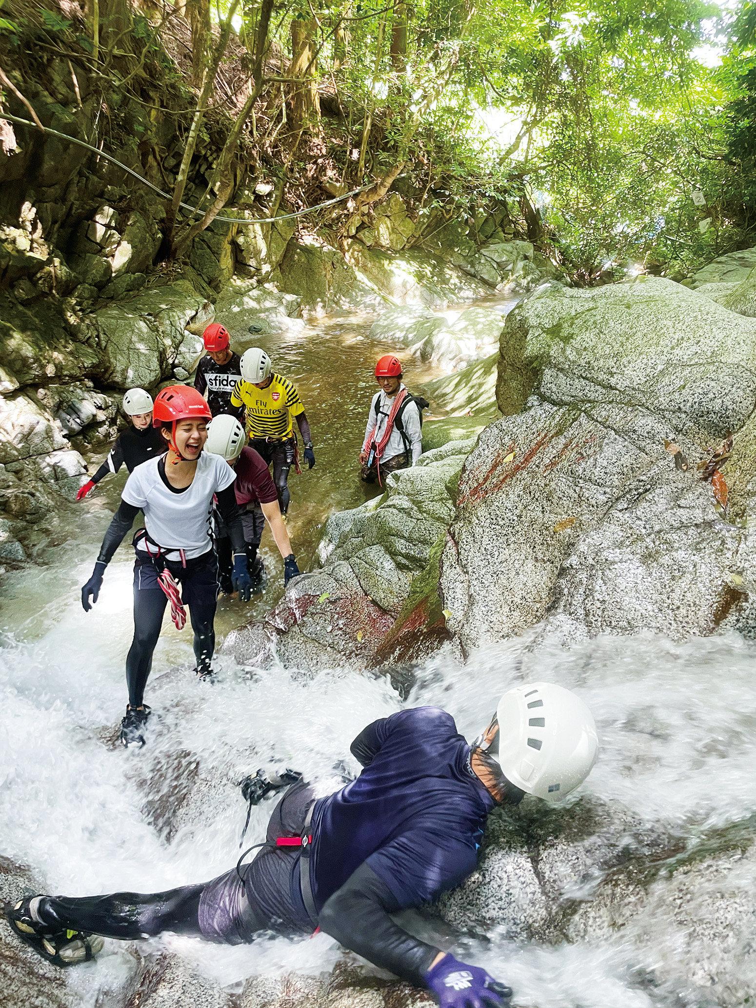 Trekking and shower climbing experience in the magnificent Kaho Alps!