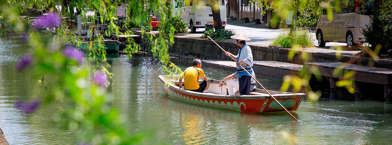 Yanagawa Canal Punt Tour Ride-0