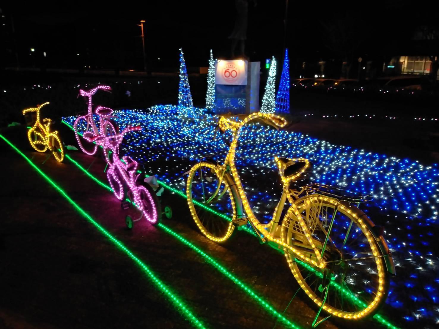 海老津駅前イルミネーション-1