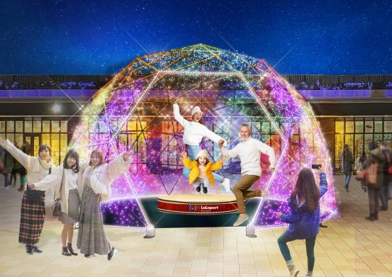 三井购物公园 LaLaport 福冈 冬季灯饰-0