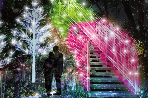 こびとづかん×アクロス福岡イルミネーション「こびとの森」-3