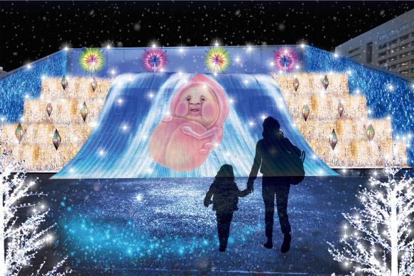 こびとづかん×アクロス福岡イルミネーション「こびとの森」-2