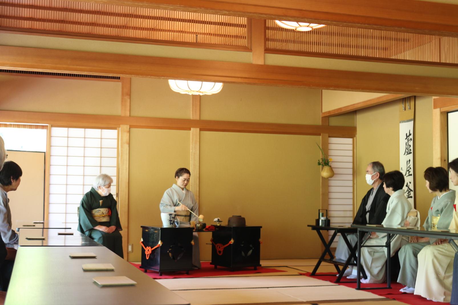 【芦屋釜の里】開園記念茶会-1