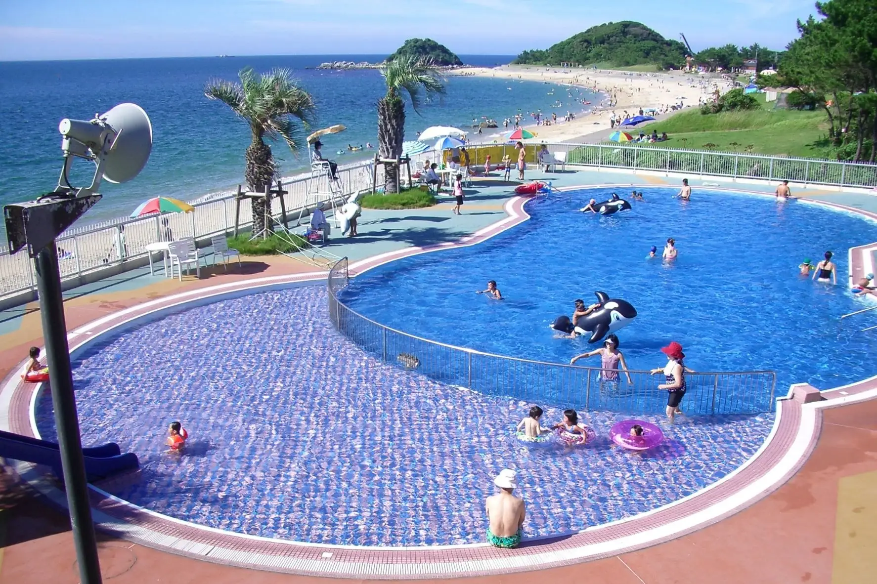 休暇村 志賀島のプール・海水浴場-1