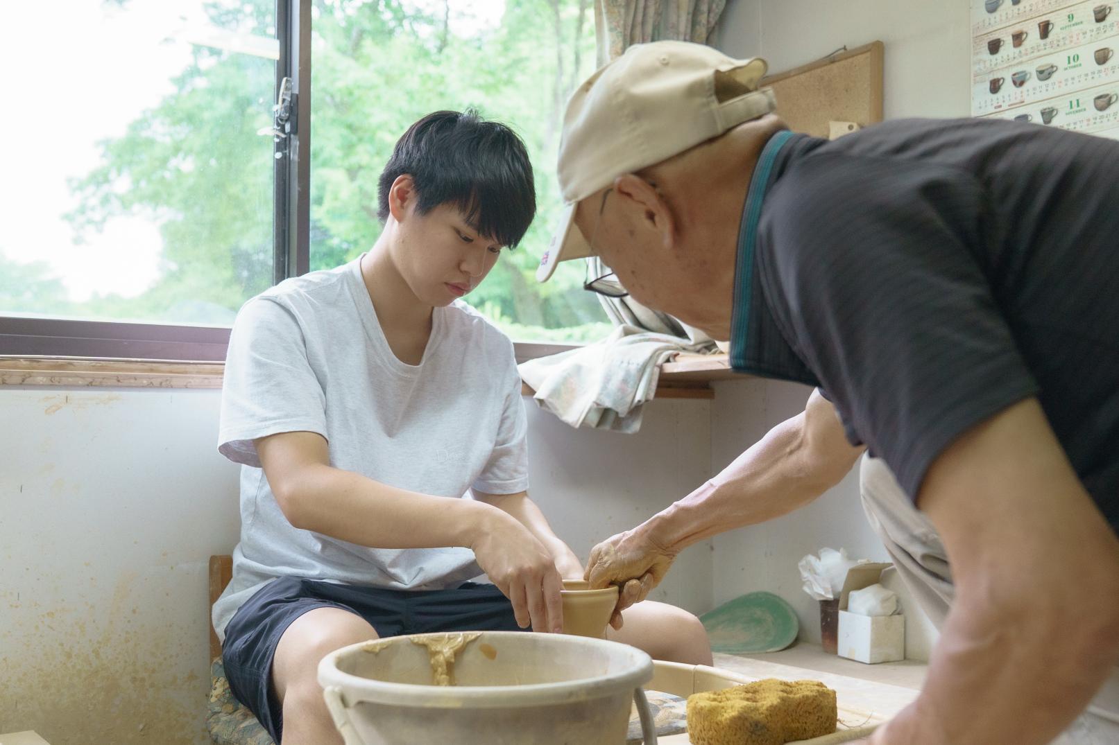 【ひこさんホテル和（なごみ）】陶芸体験-3