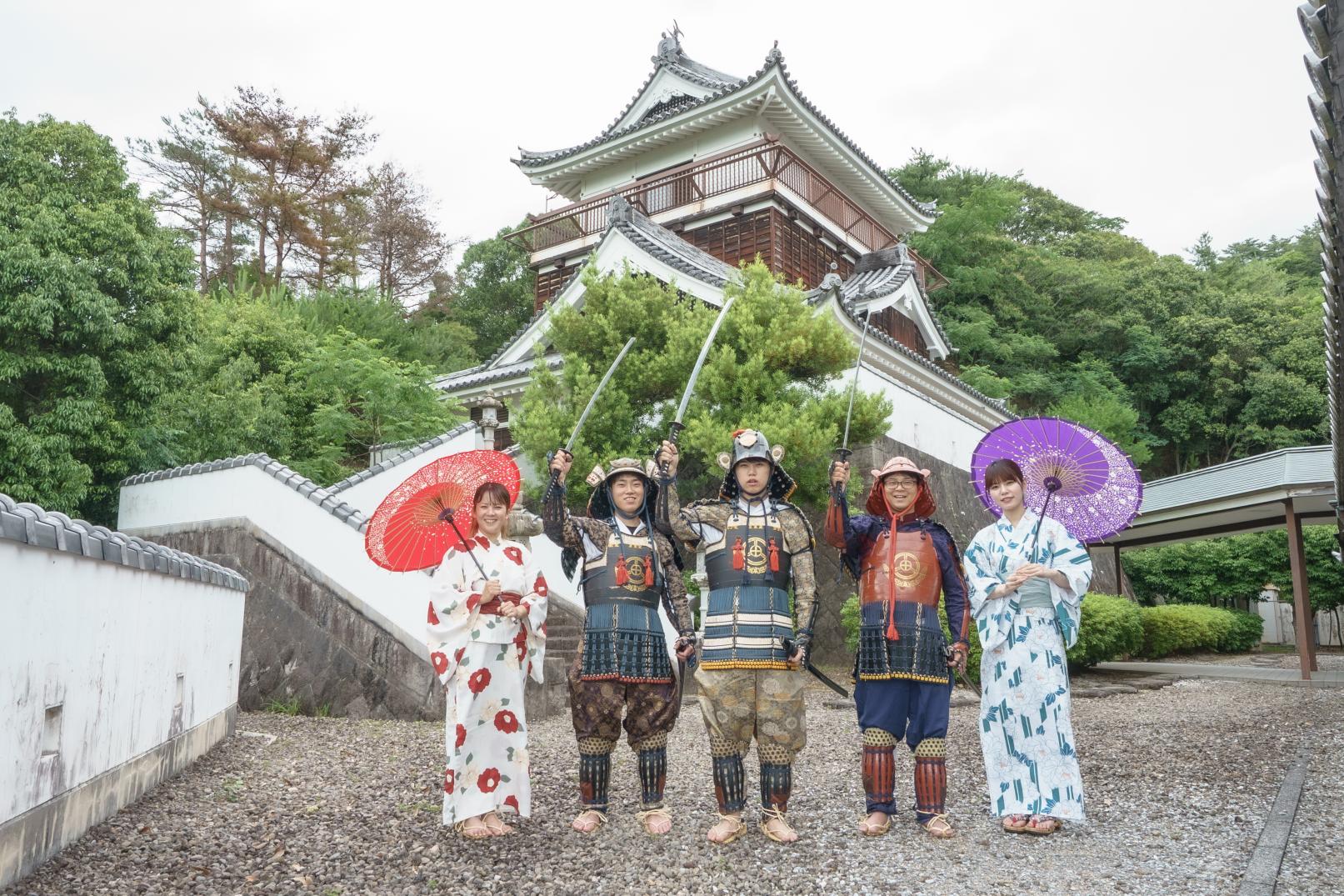 【ひこさんホテル和（なごみ）】鎧・浴衣姿のフォトセッション-1