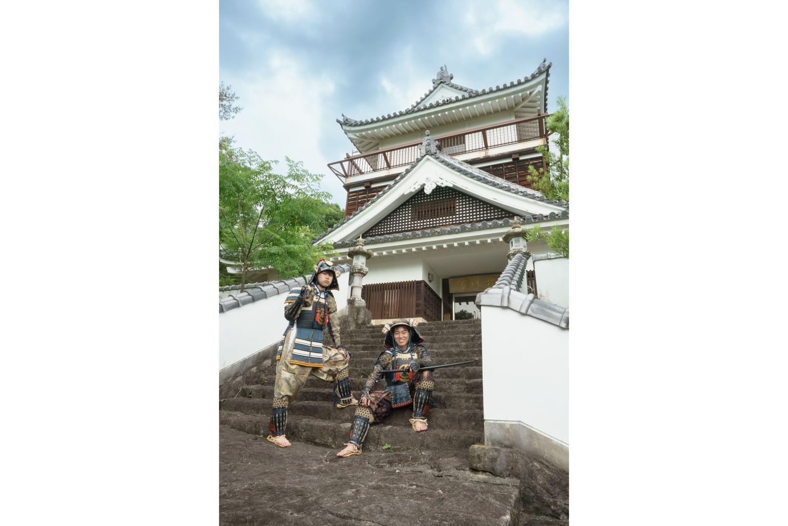 【ひこさんホテル和（なごみ）】鎧・浴衣姿のフォトセッション-4