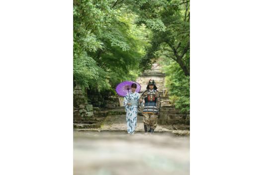 【ひこさんホテル和（なごみ）】鎧・浴衣姿のフォトセッション-2