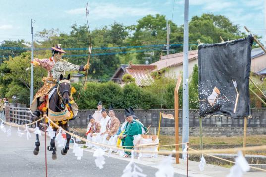 鶴岡八幡神社例大祭「宮日祭・流鏑馬」（香春町）-4