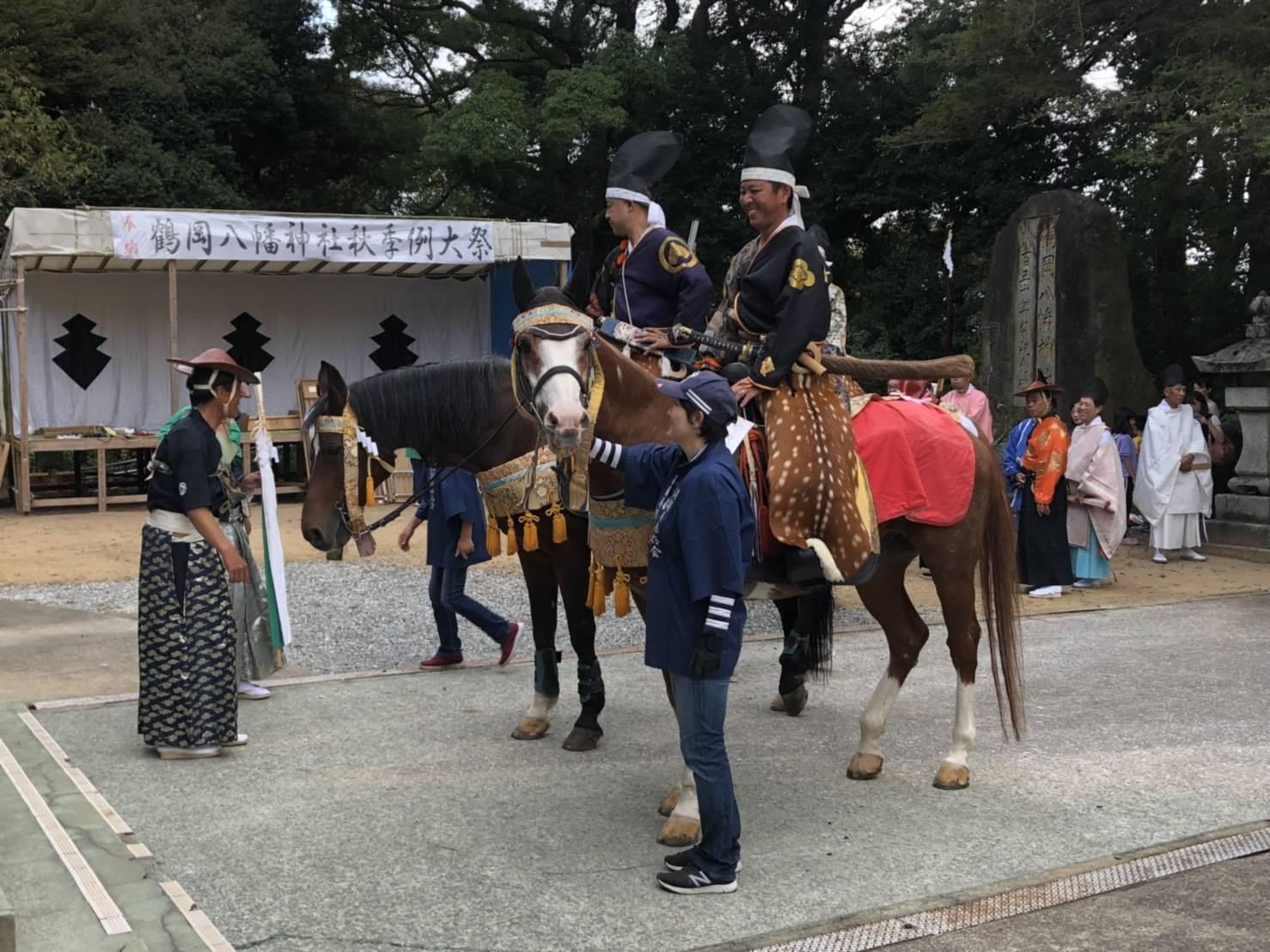 鶴岡八幡神社例大祭「宮日祭・流鏑馬」（香春町）-2
