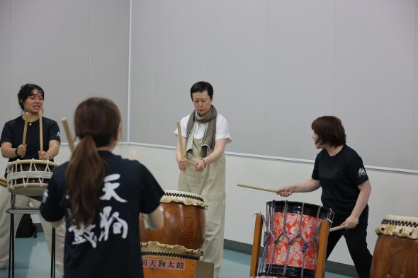 【ぶぜんみたいけん】豊前天狗太鼓による和太鼓体験教室-1