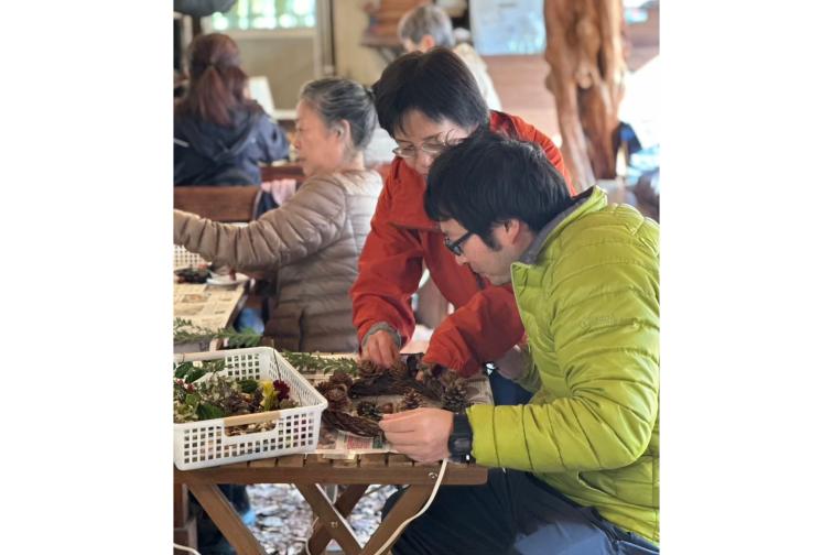 【ぶぜんみたいけん】初冬の森林セラピーと里山のリースづくり-4