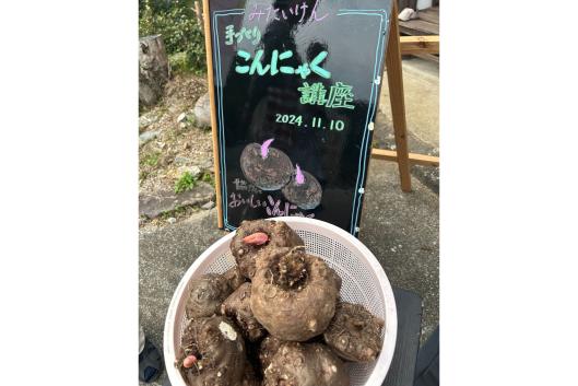 【ぶぜんみたいけん】求菩提路でこんにゃく作り-2