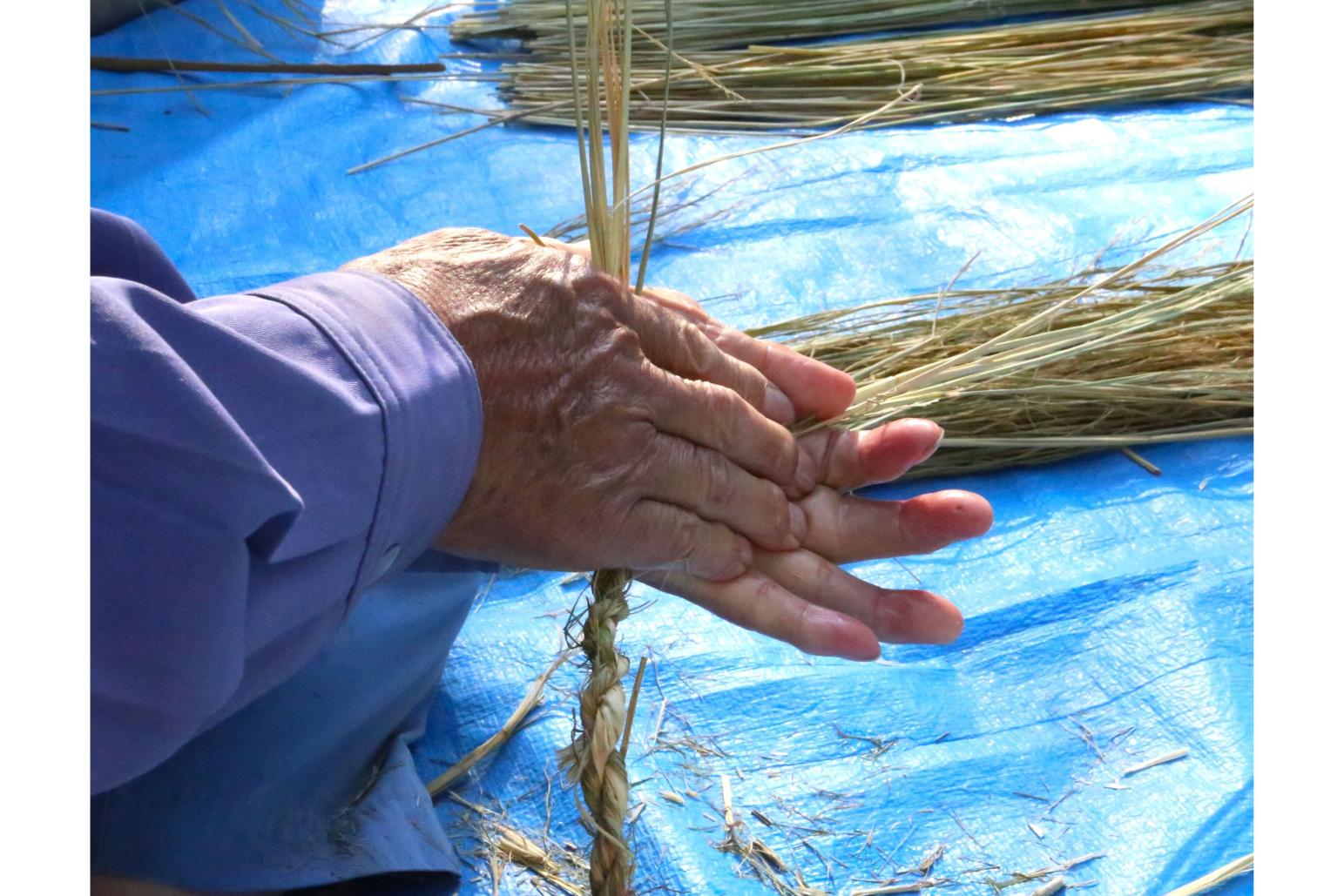 【ぶぜんみたいけん】しめ縄作り体験-1