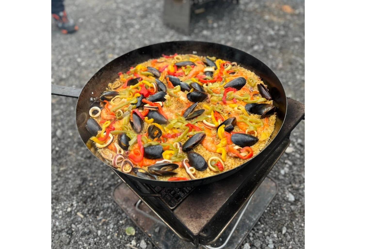 【ぶぜんみたいけん】焚火料理と燻製アウトドアクッキング-2