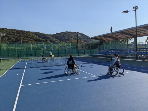 【いいづかヒューマンツーリズム】車いすテニス体験（飯塚市）-1