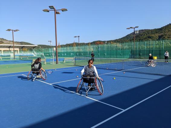 【いいづかヒューマンツーリズム】車いすテニス体験（飯塚市）-0