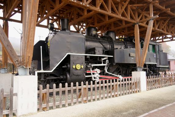 旧国鉄矢部線　黒木駅跡-1