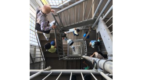 【福岡タワー】秋の階段のぼり大会-1