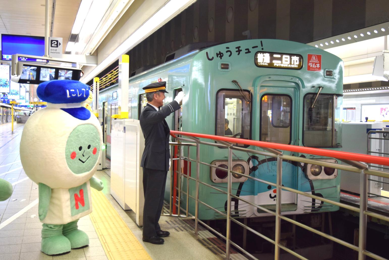 森永ラムネ×西鉄電車「受験生応援列車」-3