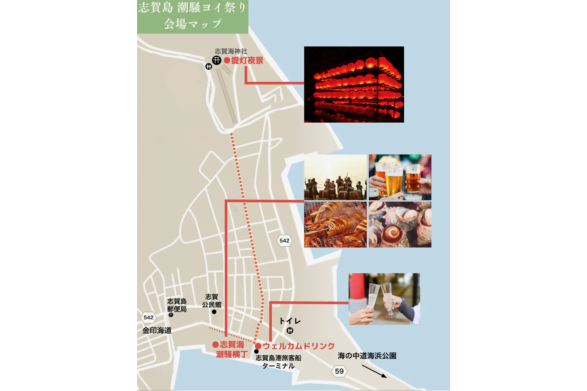 志賀島　潮騒（しおさい）ヨイ祭り-6