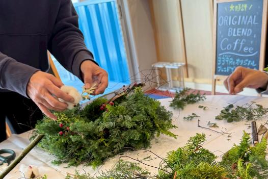 「森林セラピー＆X’mas リースづくり体験」モニターツアー-7