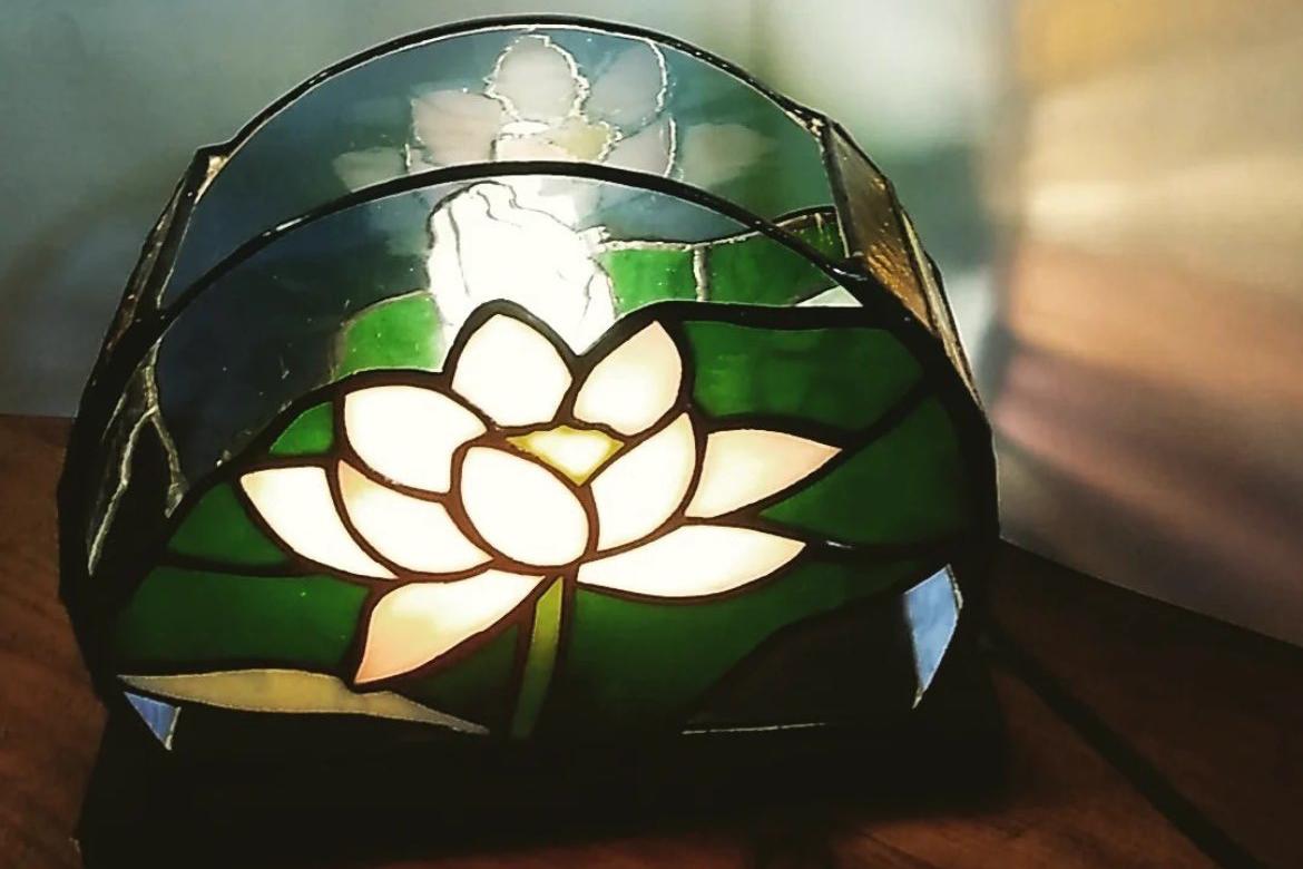 癒しのカフェで体験教室「ステンドグラス教室」-1