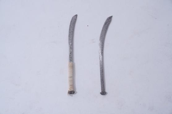 槌打ちして作る「日本刀風ペーパーナイフづくり」-1