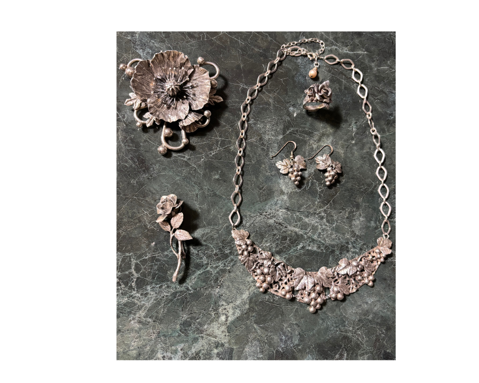 【匠ギャラリー】パンフラワーとシルバーアクセサリー展-4