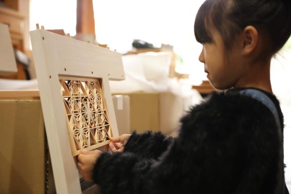 親子でつくる学習机製作体験-2