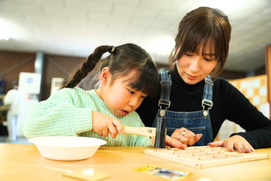 親子でつくる学習机製作体験-1