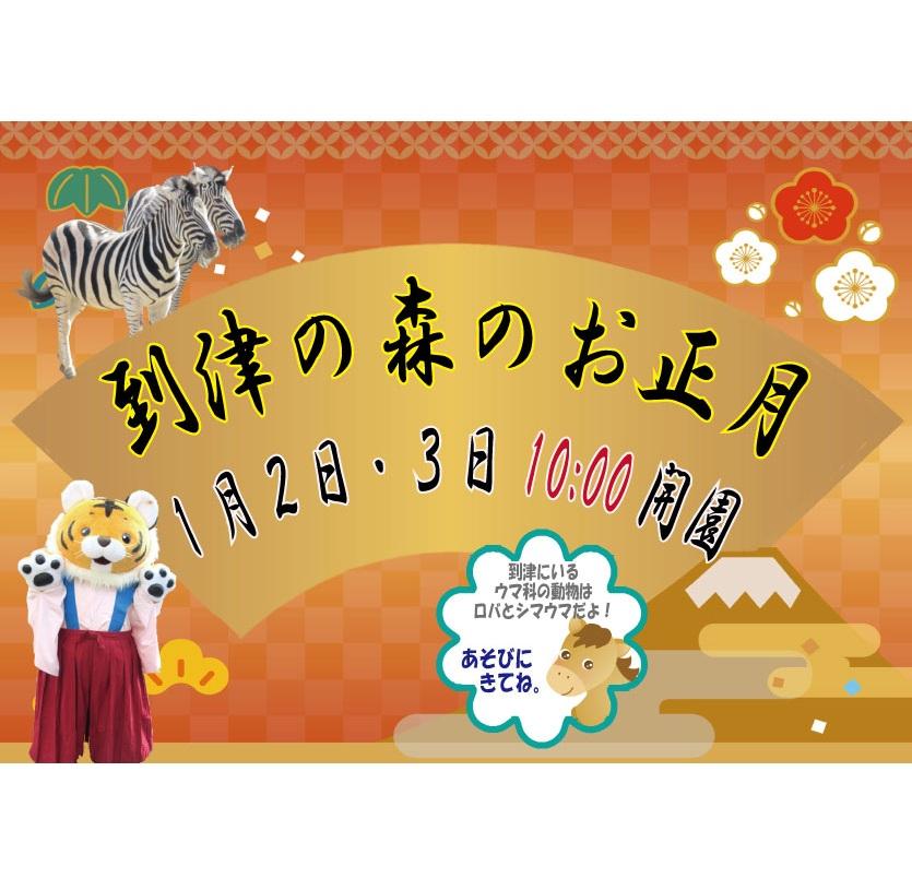 【到津の森公園】到津の森のお正月-0