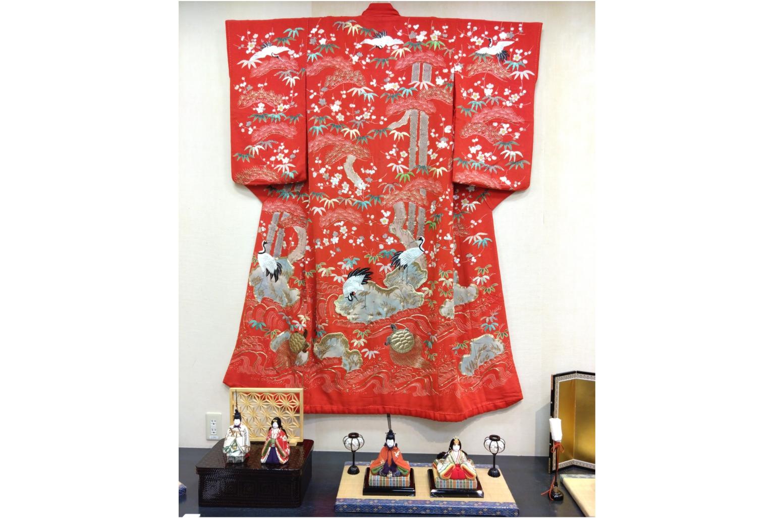 【匠ギャラリー】栗﨑和風「古代裂お雛様展」-4