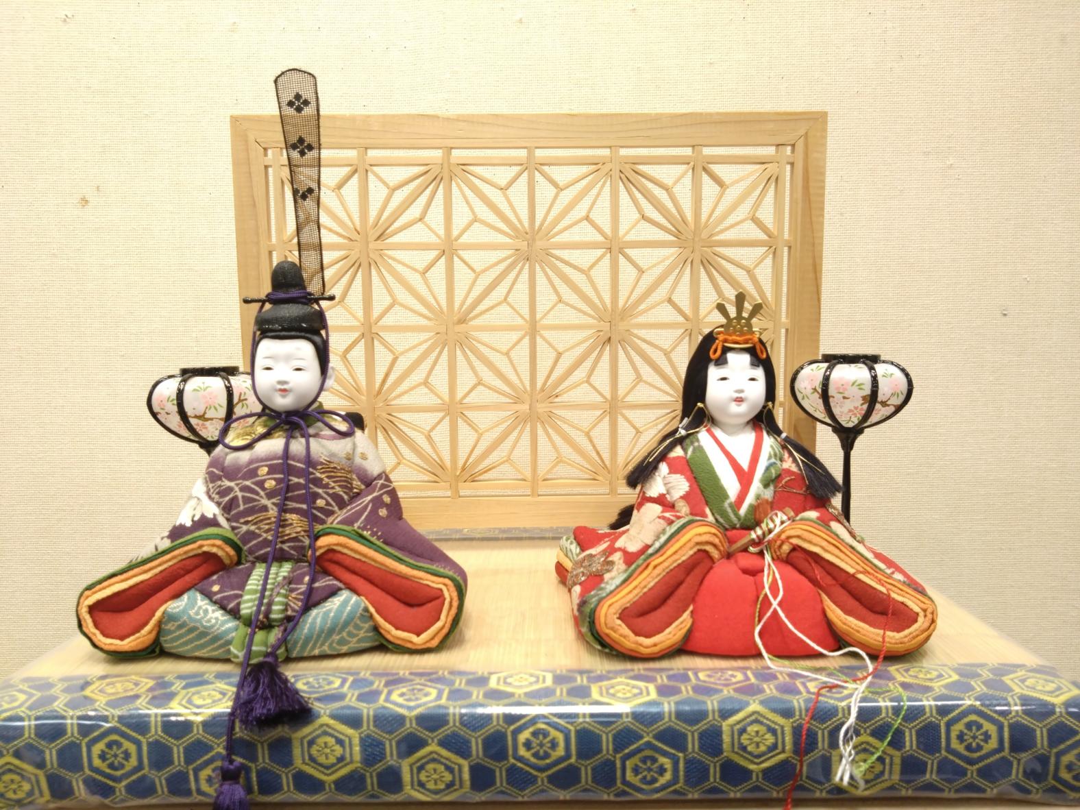 【匠ギャラリー】栗﨑和風「古代裂お雛様展」-1