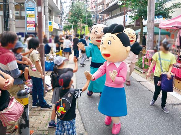 サザエさん商店街通り-1