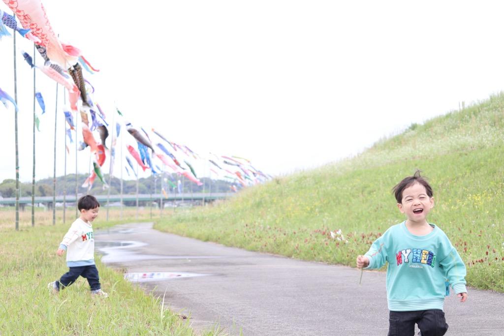 遠賀川「光の鯉のぼり」ライトアップ・ナイト-1