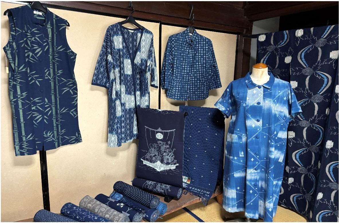 【匠ギャラリー】久留米かすり　藍華　田中絣工房展-1