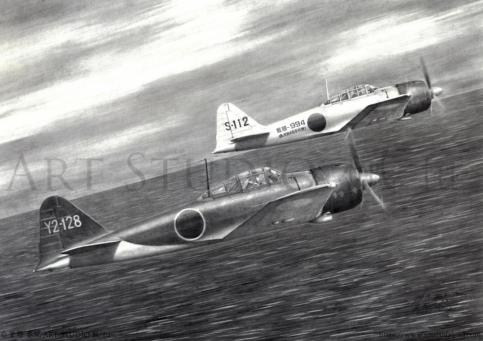 菅野泰紀 鉛筆艦船画展 肖像－黒網之城－ 鉛筆艦船画と艦内新聞で紐解く軍艦の世界-2