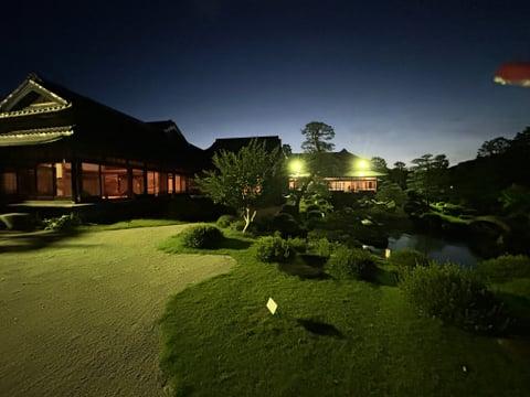 旧藏内邸 夜間特別開館「夜の庭園」-1