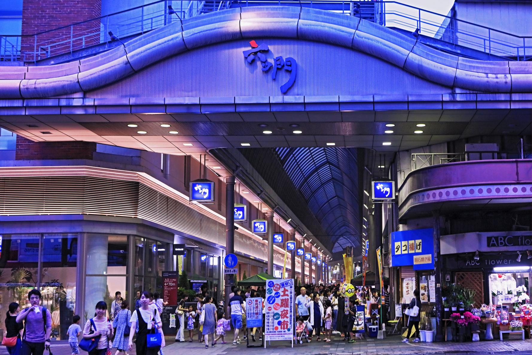 久留米ほとめき通り商店街 土曜夜市-0