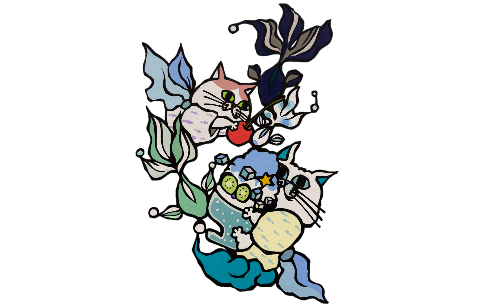 切り絵クリエイターKEN原画展『涼』-1