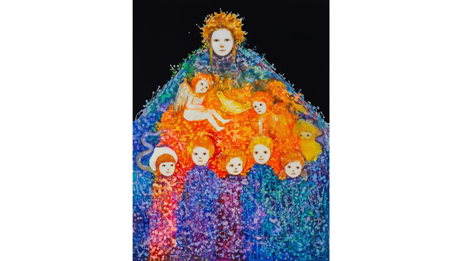壁画の中の世界「田中千智が描く王塚古墳」-3