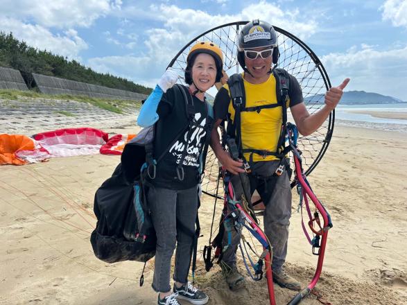 糸島の空を飛ぼう！パラグライダー体験（ASOBINA糸島）-9